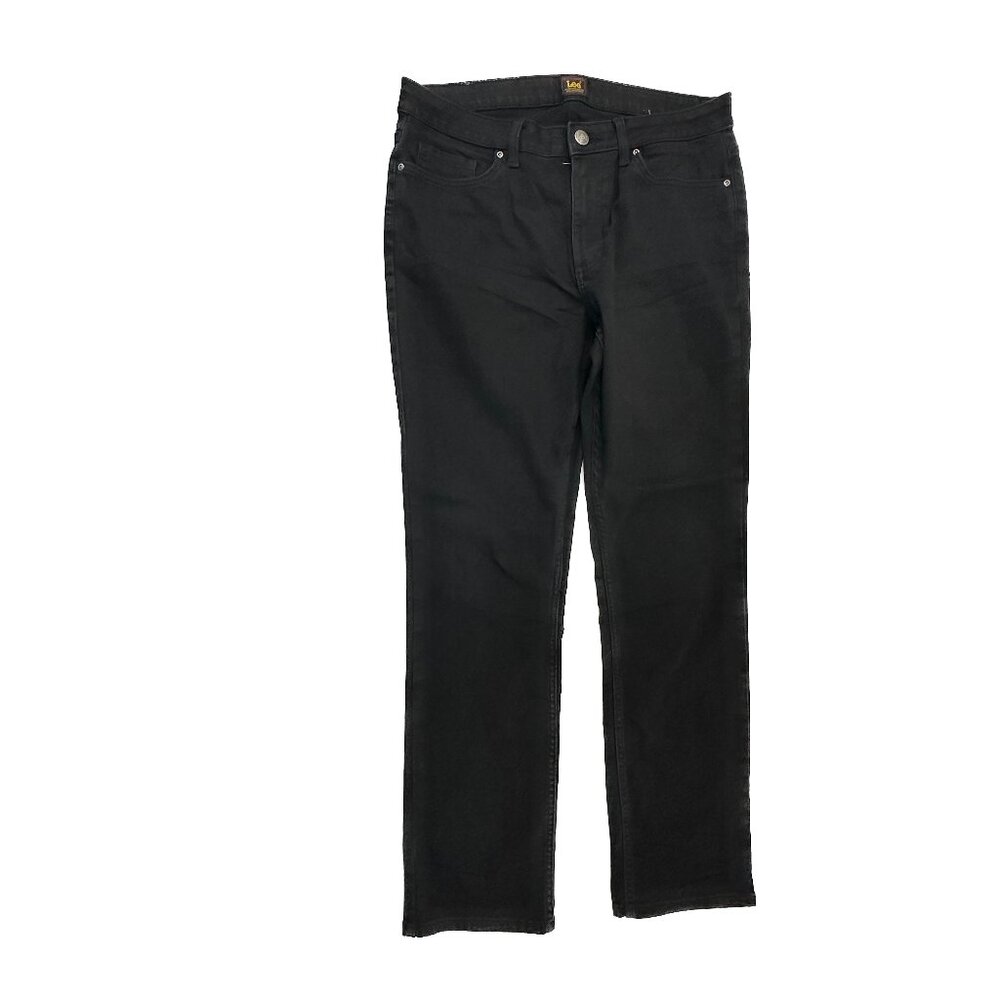 Lee Straight Leg‎ Women's size 12 Black Denim jeans